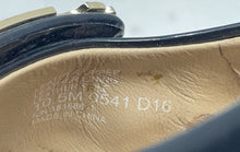 Load image into Gallery viewer, Authentic Tory Burch Womens Black Leather Ballet Flats Size 10.5 M Damaged