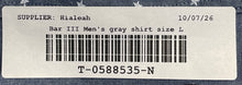 Load image into Gallery viewer, Bar III Mens Gray Carnaby Collection Slim Fit Dress Shirt Size L 16-16.5 32/33