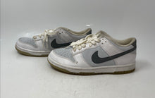 Load image into Gallery viewer, Nike Kids Dunk Low GS Reflective Swoosh White Gray Sneaker Shoes Size 5.5Y