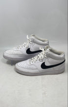 Load image into Gallery viewer, Nike Mens Court Vision Mid CD5466-101 White Black Sport Sneaker Shoes Size 9