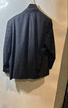 Load image into Gallery viewer, Lauren Ralph Lauren Mens Gray White Pinstripe Wool Two-Button Blazer Size 44S