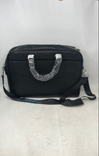 Load image into Gallery viewer, Ashbury By Spector & Co Womens Black Adjustable Strap Messenger Bag With Tag
