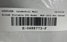 Load image into Gallery viewer, Mintek Model MDP-1810 Silver 8-Inch Portable DVD Player Not Tested
