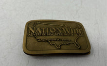 Load image into Gallery viewer, Vintage Hitline USA Nationwide Advertising Specialty Co Arlington TX Belt Buckle