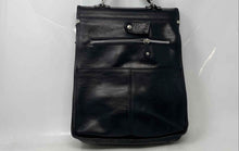 Load image into Gallery viewer, Unbranded Womens Black Leather Detachable Strap Inner Divider Crossbody Handbag
