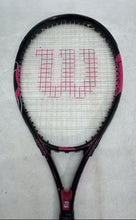 Load image into Gallery viewer, Wilson Hope Womens Black And Pink Comfort Grip Pro Tennis Racquet