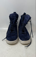 Load image into Gallery viewer, Nike Womens SF Air Force 1 High Midnight Navy Suede Sneakers Shoes Size 7.5