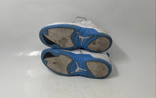 Load image into Gallery viewer, Nike Boys Air Jordan 12 151186-112 White Blue Lace-Up Sneakers Shoes Size 3Y