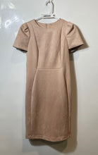 Load image into Gallery viewer, Calvin Klein Womens Pink Short Sleeve Crew Neck Back Zip Sheath Dress Size 4