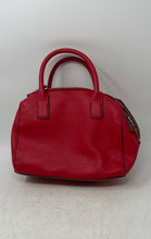 Load image into Gallery viewer, Guess Womens Red Leather Inner Pockets Top Handle Satchel Handbag