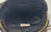 Load image into Gallery viewer, Delill Womens Black Beaded Inner Pocket Chain Strap Evening Clutch Purse
