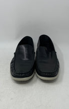 Load image into Gallery viewer, Kenneth Cole Mens Cyrus Black Leather Moc Toe Slip-On Loafer Shoes Size 9