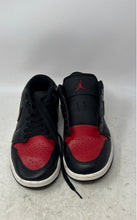 Load image into Gallery viewer, Nike Mens Air Jordan 1 Low 553558-067 Black Red Lace-Up Sneaker Shoes Size 9.5