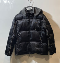 Load image into Gallery viewer, Alaska Frontier Mens Black Long Sleeve Full Zip Pockets Hooded Puffer Jacket XL