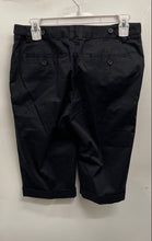Load image into Gallery viewer, Banana Republic Womens Black Martin Fit Stretch Flat Front Capri Pants Size 4
