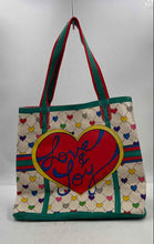 Load image into Gallery viewer, Authentic Brighton Womens Love & Joy Multicolor Heart Print Tote Handbag