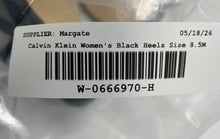 Load image into Gallery viewer, Calvin Klein Womens Hadlee Black Open Toe Stiletto Strappy Heels Size 8.5M
