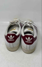 Load image into Gallery viewer, Adidas Mens Superstar Foundation White Red Leather Lace-Up Sneaker Shoes Size 12