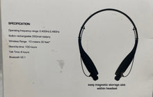 Load image into Gallery viewer, Bytech Wireless Sport Bluetooth Stereo In-Ear Neckband Factory Sealed