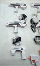 Load image into Gallery viewer, Lot Of 7 Pcs Laser X White Sound Effects Blasters Gear Laser Tag Gun Not Tested
