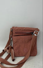 Load image into Gallery viewer, Kipling Womens Pink Monkey Charm Outer Pocket Adjustable Strap Crossbody Bag