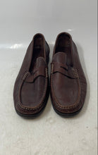Load image into Gallery viewer, Florsheim Mens Brown Leather Slip-On Penny Loafer Dress Shoes Size 9.5