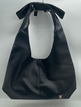 Load image into Gallery viewer, Victoria's Secret Womens Black Leather Shoulder Strap Lined Hobo Bag