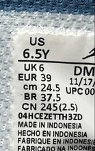 Load image into Gallery viewer, Nike Kids Air Jordan 1 Mid Blue White Lace-Up Mid Top Sneaker Shoes Size 6.5Y