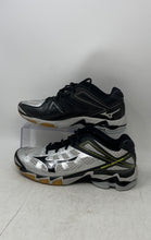 Load image into Gallery viewer, Mizuno Womens Wave Lightning RX3 430168.7390 Black Gray Volleyball Shoes Size 10
