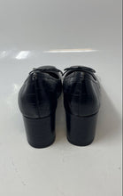 Load image into Gallery viewer, Schutz Womens Arissa Black Leather Square Toe Slip-On Block Pump Heels Size 7.5B