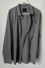 Load image into Gallery viewer, Calvin Klein Jeans Mens Gray Gingham Cotton Long Sleeve Button-Up Shirt Size XL