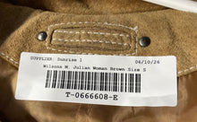 Load image into Gallery viewer, Wilsons Leather M.Julian Womens Brown Long Sleeve Full Zip Jacket Size Small