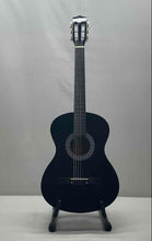 Load image into Gallery viewer, Martin Smith W-38-BK Black 6 String Acoustic Classical Guitar No Stand