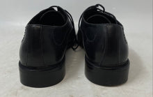 Load image into Gallery viewer, Aston Grey Mens Black Leather Apron-Toe Lace-Up Derby Dress Shoes Size 7