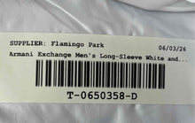 Load image into Gallery viewer, Armani Exchange Mens White And Black Long Sleeve Windbreaker Jacket Sz M W/Tags