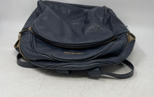 Load image into Gallery viewer, Michael Kors Womens Blue Leather Zipper Adjustable Strap Top Handle Backpack