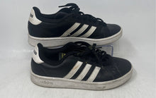 Load image into Gallery viewer, Adidas Womens Grand Court F36484 Black White Lace-Up Sneakers Shoes Size 6.5