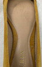 Load image into Gallery viewer, Authentic Ralph Lauren Womens Yellow Slip-On Ballet Flats 7B Interior Damaged