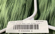 Load image into Gallery viewer, Jones New York Womens Green Short Sleeve Split Neck Blouse Top Size L