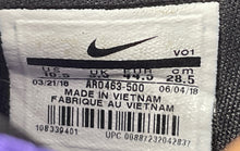 Load image into Gallery viewer, Nike Mens Hyperdunk X Low AR0463-500 Purple And White Sneaker Shoes Size 10.5