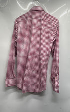 Load image into Gallery viewer, Banana Republic Mens Red Printed Long Sleeve Button-Up Shirt Size Small