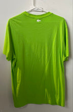 Load image into Gallery viewer, Lacoste Mens Green Logo Regular Fit Short Sleeve Pullover T-Shirt Size L