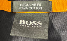Load image into Gallery viewer, Hugo Boss Mens Black Pima Cotton Short Sleeve Regular Fit Polo Shirt Size S