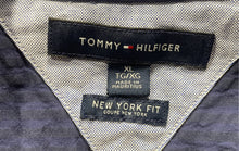 Load image into Gallery viewer, Tommy Hilfiger Mens Blue Cotton Short Sleeve New York Fit Button-Up Shirt Sz XL