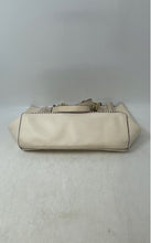 Load image into Gallery viewer, Aldo Womens White Leather Perforated Inner Pocket Double Strap Tote Purse