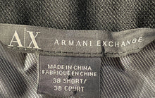Load image into Gallery viewer, Armani Exchange Mens Black Long Sleeve Collared Single-Breasted Blazer Size 38