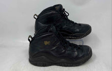 Load image into Gallery viewer, Nike Kids Air Jordan 10 Retro Black Leather Lace-Up Sneaker Shoes Size 7Y