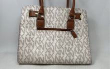 Load image into Gallery viewer, NX XN Womens Multicolor Signature Print Inner Pockets Satchel Handbag