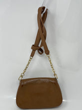 Load image into Gallery viewer, Authentic Tory Burch Womens Britten Brown Convertible Crossbody Bag Damaged