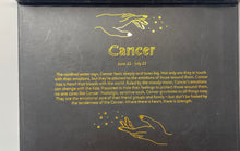 Load image into Gallery viewer, Gazer How To Use Your Crystals For Zodiac Sign Cancer Kit With Gift Box